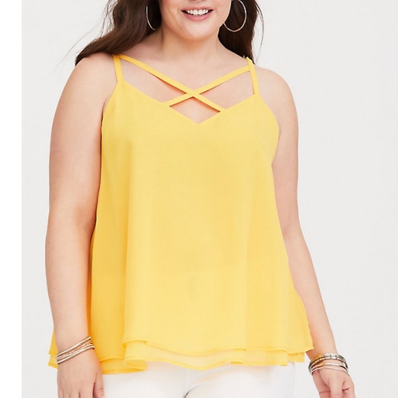 torrid Tops - Torrid Strappy Blouse Size 1